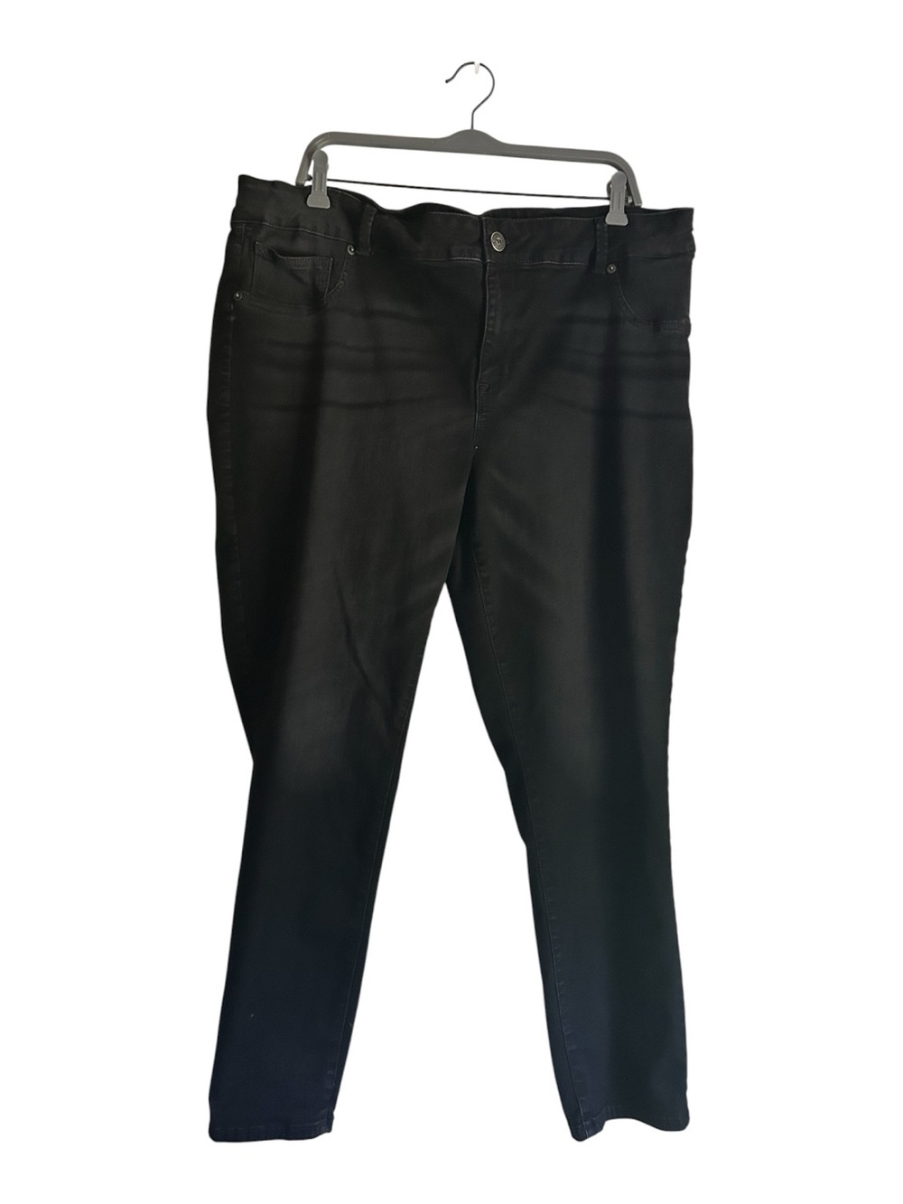 Maurices Size 22 S Black Skinny Jeans Stretch Fit